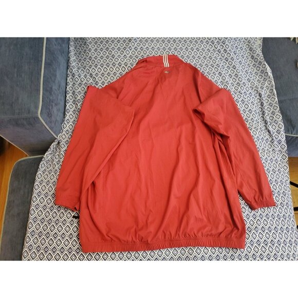 Adidas Red Fleece Jacket New NEWT Size 2XL Full Zip - Picture 8 of 9